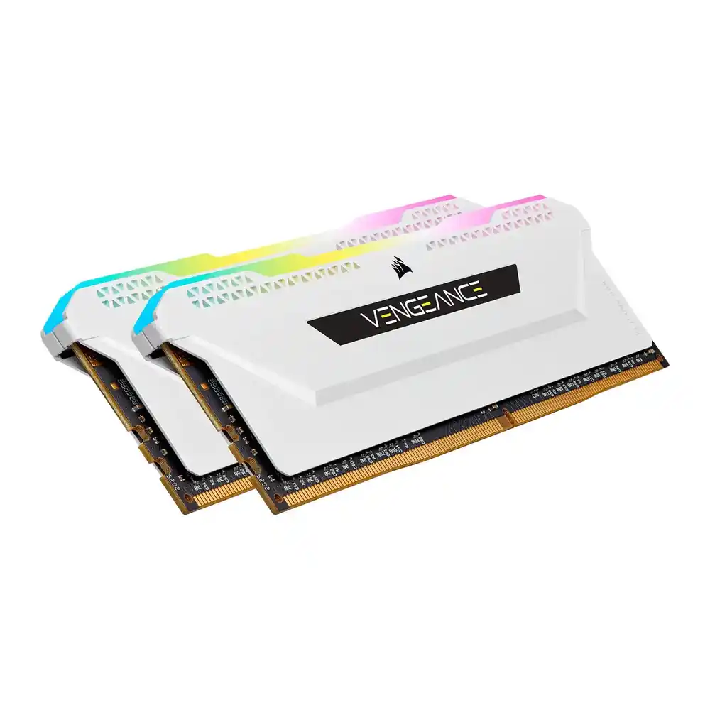 (image for) Corsair Vengeance RGB PRO SL White 32GB 3200MHz DDR4 Memory Kit